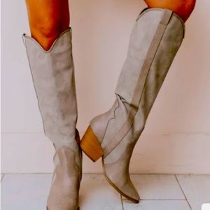 Western Knee High Boots Brand New